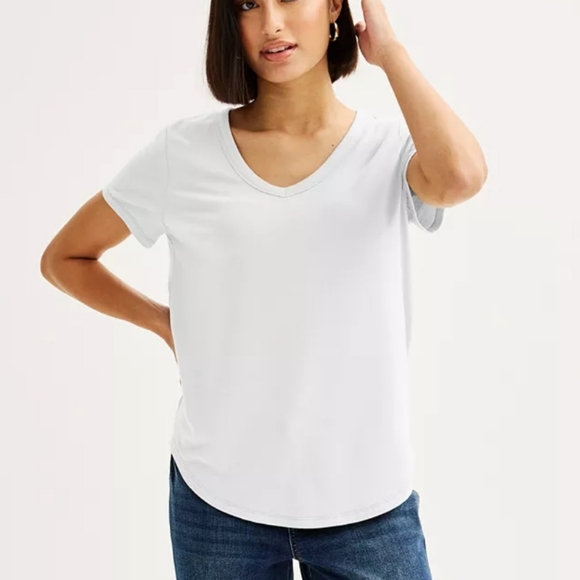 SO Short Sleeve Navy and White Tees - Picture 5 of 7